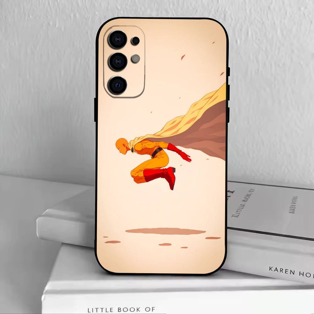 OO-One-Punch M-Man Phone Case For Samsung S25,S24,S21,S22,S23,S30,Ultra,S20,Plus,Fe,Lite,Note,10,Black Cover