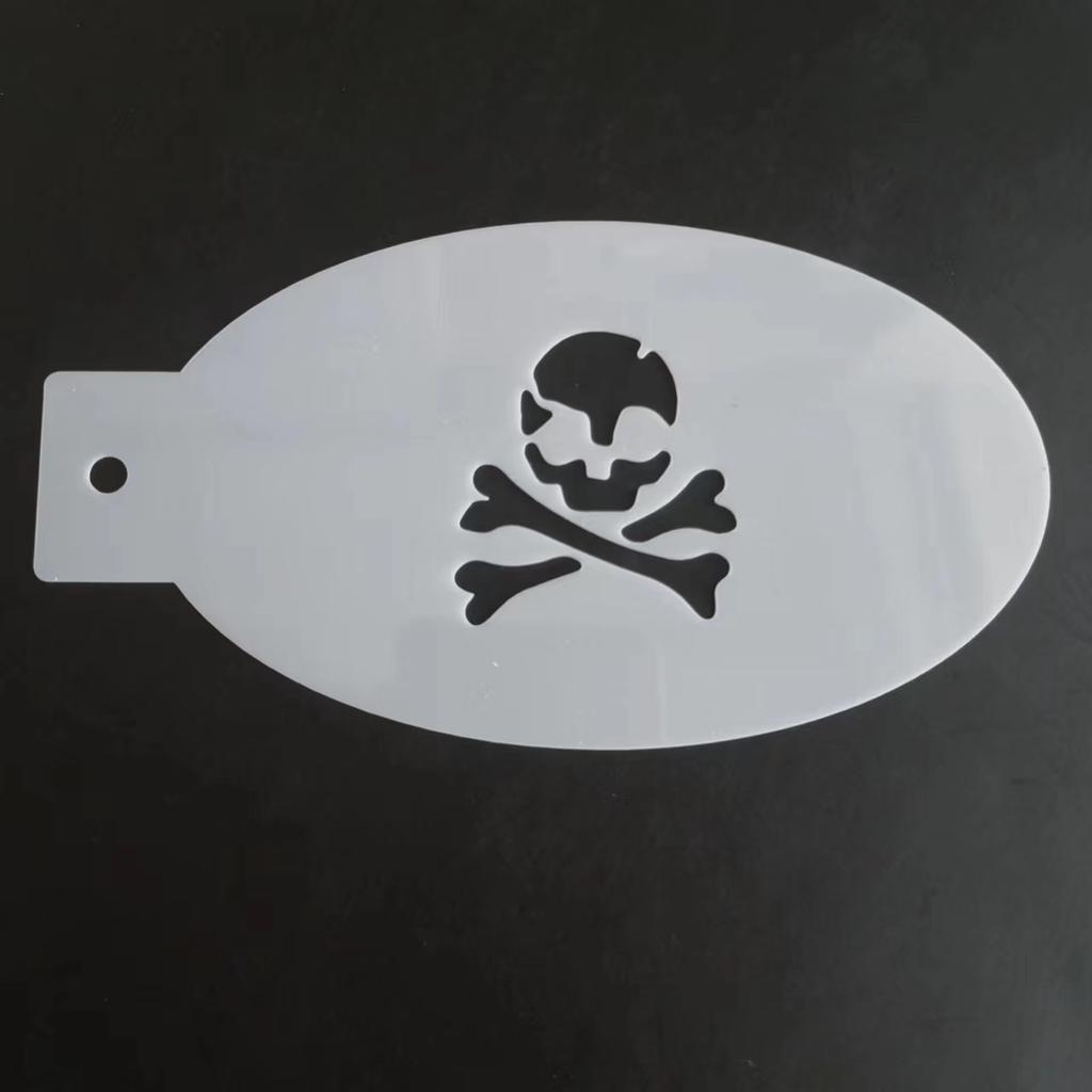 New Face Painting Stencils Templates Professional Body Art Dolphin Deer Butterfly Plastic Makeup Tools