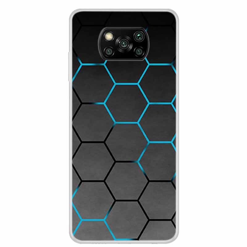 For Poco X3 Pro Case X3 NFC 6.67" Clear Marble Soft TPU Silicone Back Case for Xiaomi Poco X3 NFC Phone Covers Shockproof Fundas