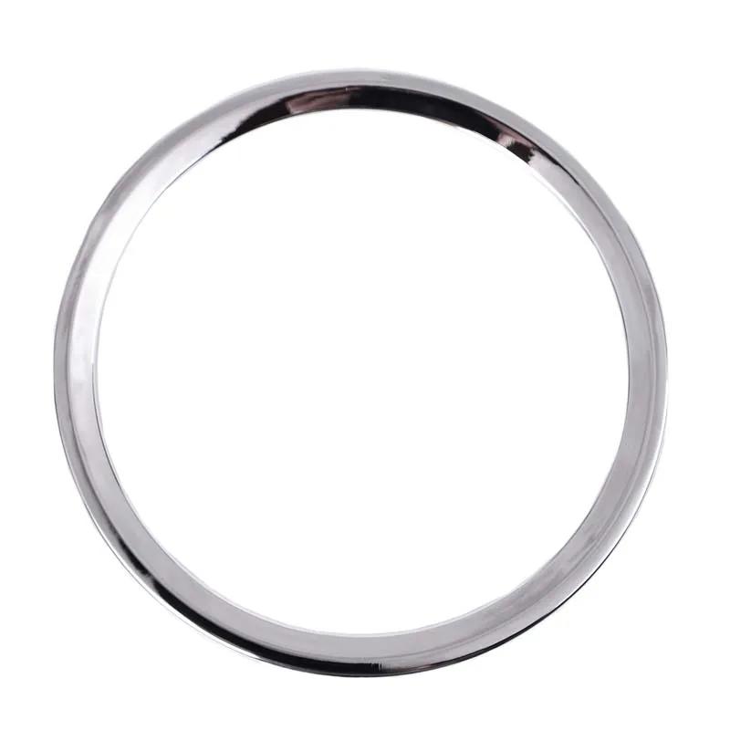 For Jaguar F-TYPE 2013-22 ABS Carbon Fiber Car Steering Wheel Emblem Sticker  Trim Cover Decorate Ring Interior Accessories