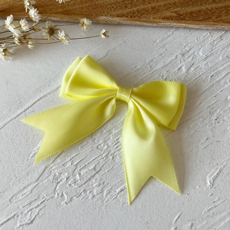 2.5cm Wide Handmade Ribbon Bow Knot for DIY Clothing & Hair Accessories, Card Holders, and Decorations