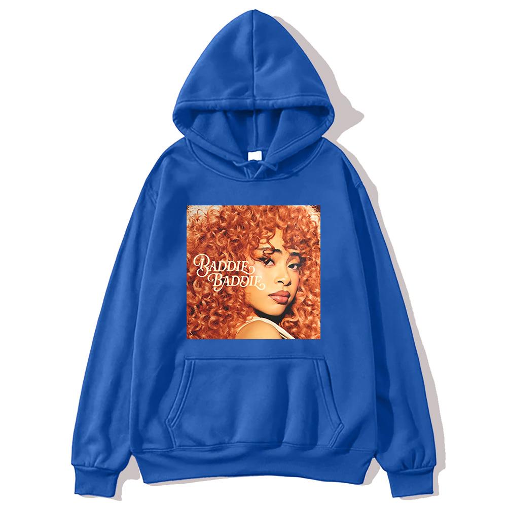 Ice Spice Baddie Baddie Pullover Mode Harajuku Ästhetische Hoodies Damen Herren Hip Hop mit Kapuze Streetwear Grafik Kleidung