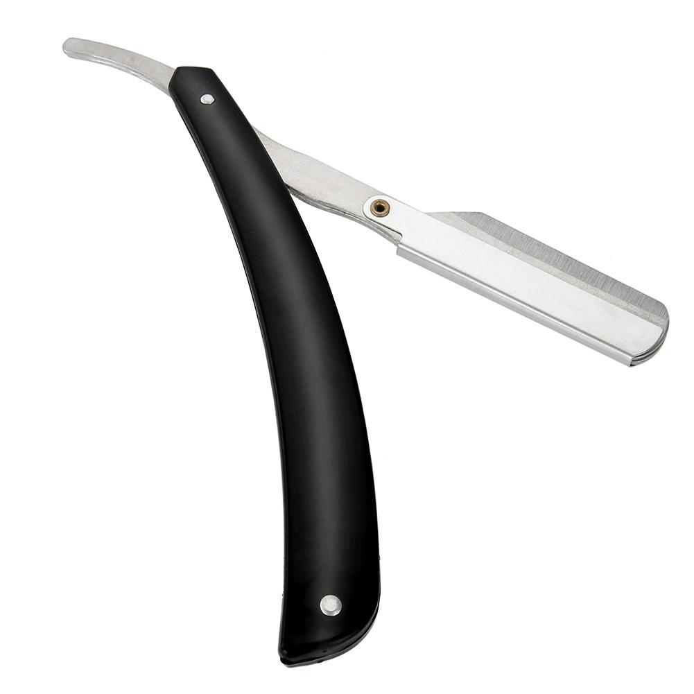 Barber Straight Blade Razor Stainless Steel Salon Folding Shaving Hair Cutting Clipper