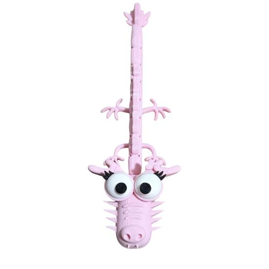 3D-gedruckte Cartoon-Drachenfigur, Drachen-Ornament mit großen Augen und beweglichen Gelenken, Drachen-Fidget-Spielzeug zur Stressbewältigung für Zuhause und Büro