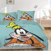 3pcs set Goofy Disney1pc of quilt cover+2pcs of pillowcase, no core, print bedding, All Seasons Bedroom Setting036