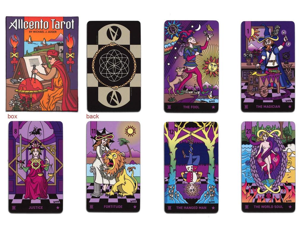 100 Tarot Cards Awaken forgotten wisdom with 100 mystical including a unique symbolic with an English [Officially Imported] [Allchento Tarot] cards,