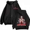 Rapper Jul OUBLIEZ-MOI Fashion Print Zipper Hoodie Men Women Fashion Sweatshirts Winter Aesthetics Casual Loose Zip Up Jacket