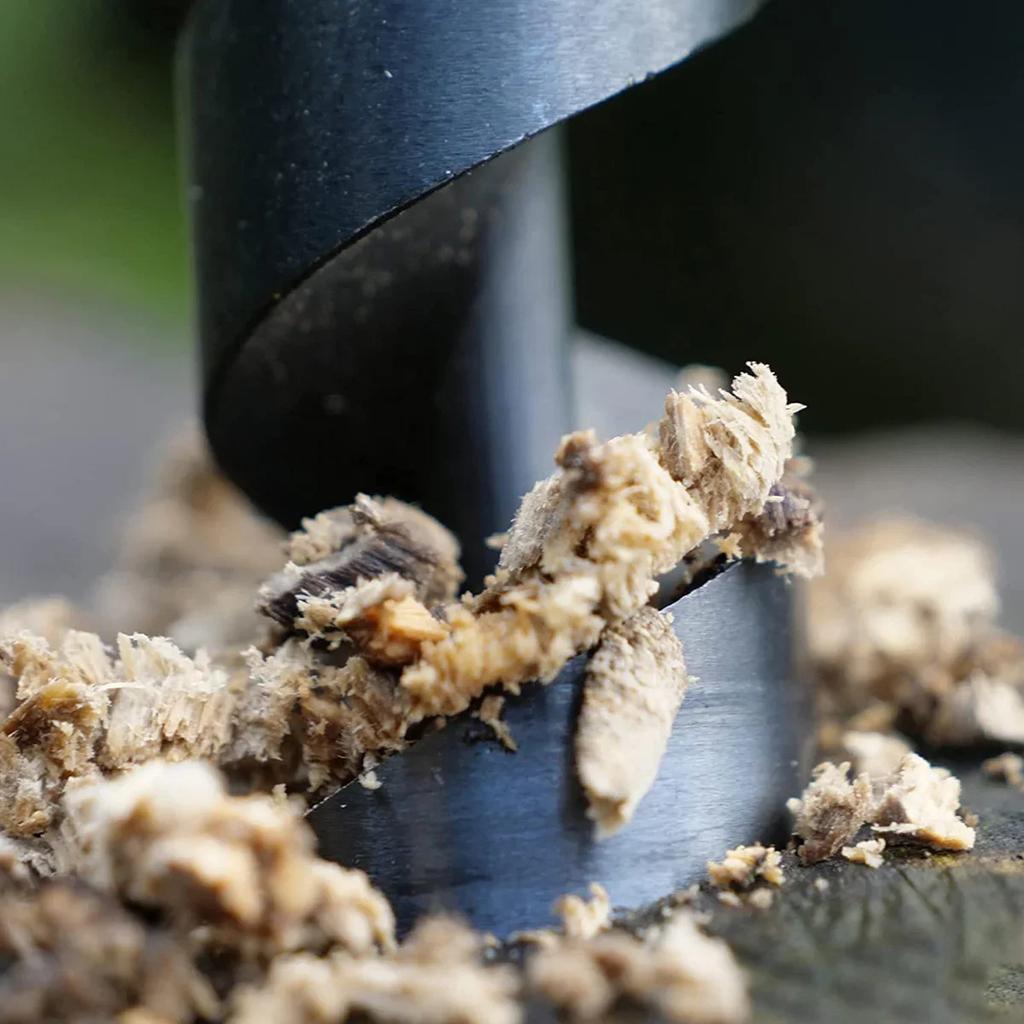 Auger Drill Bits 10/16/19/25mm Width Outdoor Survival Punch Tool Camping Bushcraft Manual Hole Maker Wrench Core Woodworking