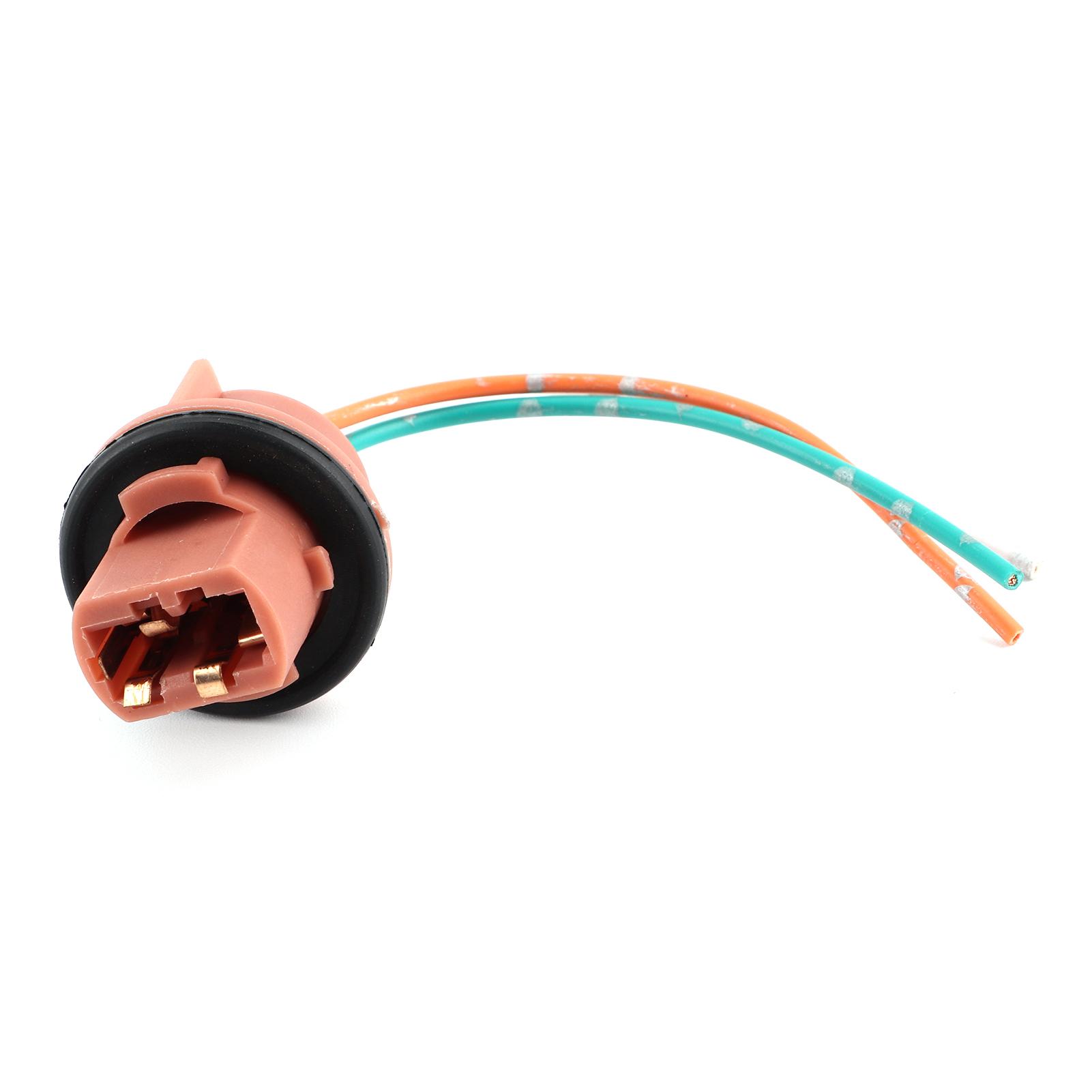 

Патрон для лампы 7443, разъем для лампы стоп-сигнала, медный провод, двухнитевой, подключи и играй