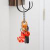 Cartoon Simulation Lobster Keychain Artistic Resin Pendant Bell Embellished Decoration For Girls Bag Accessories