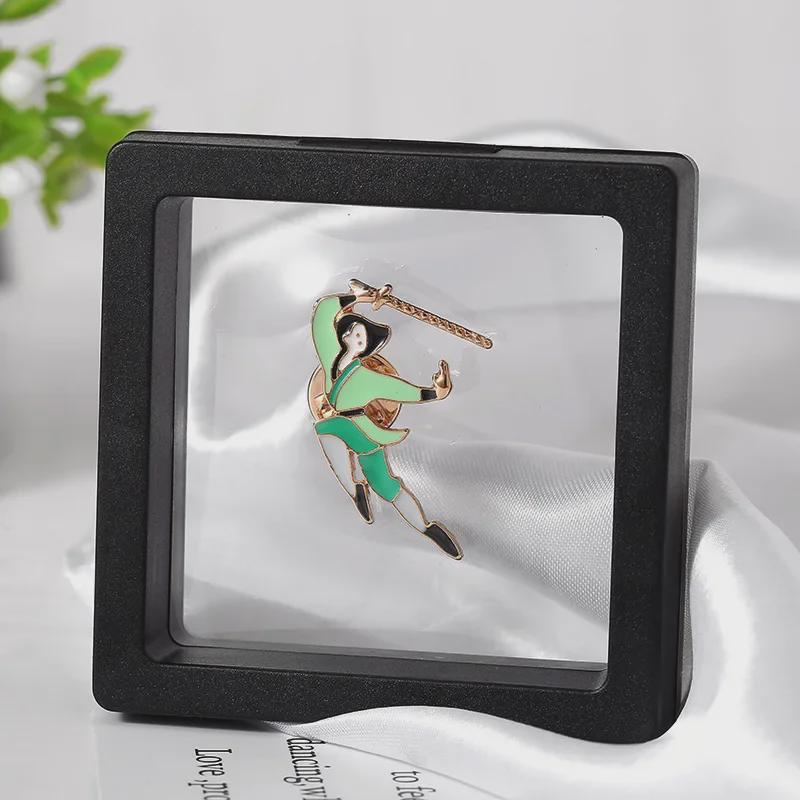 Kung Fu Kreslená slitinová brož: Trendy přívěsek s postavičkou s drip-paint efektem na tašky