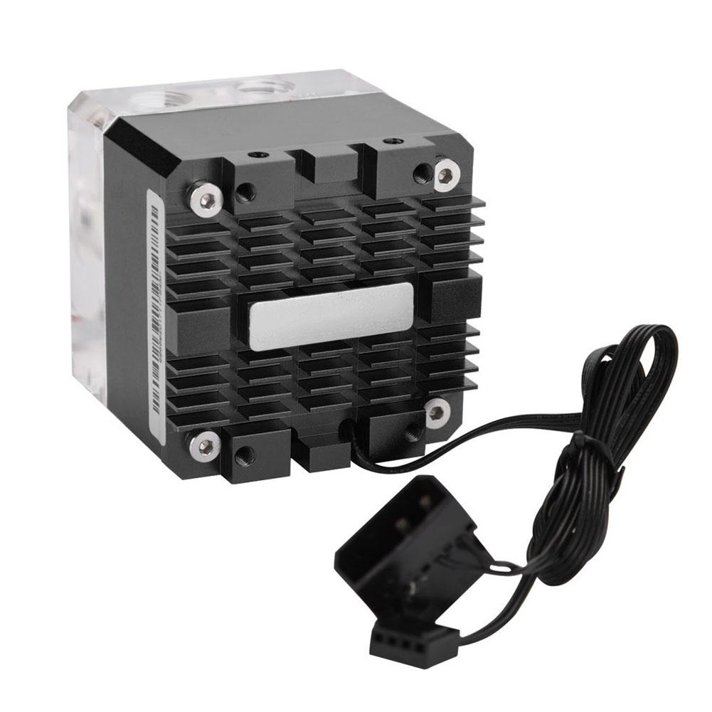 3000 U/min Schnelle Wärmeableitung Computerpumpe 800 l H Durchfluss 3,5 Meter Pumpenkopf PC-Pumpentank Schwarz