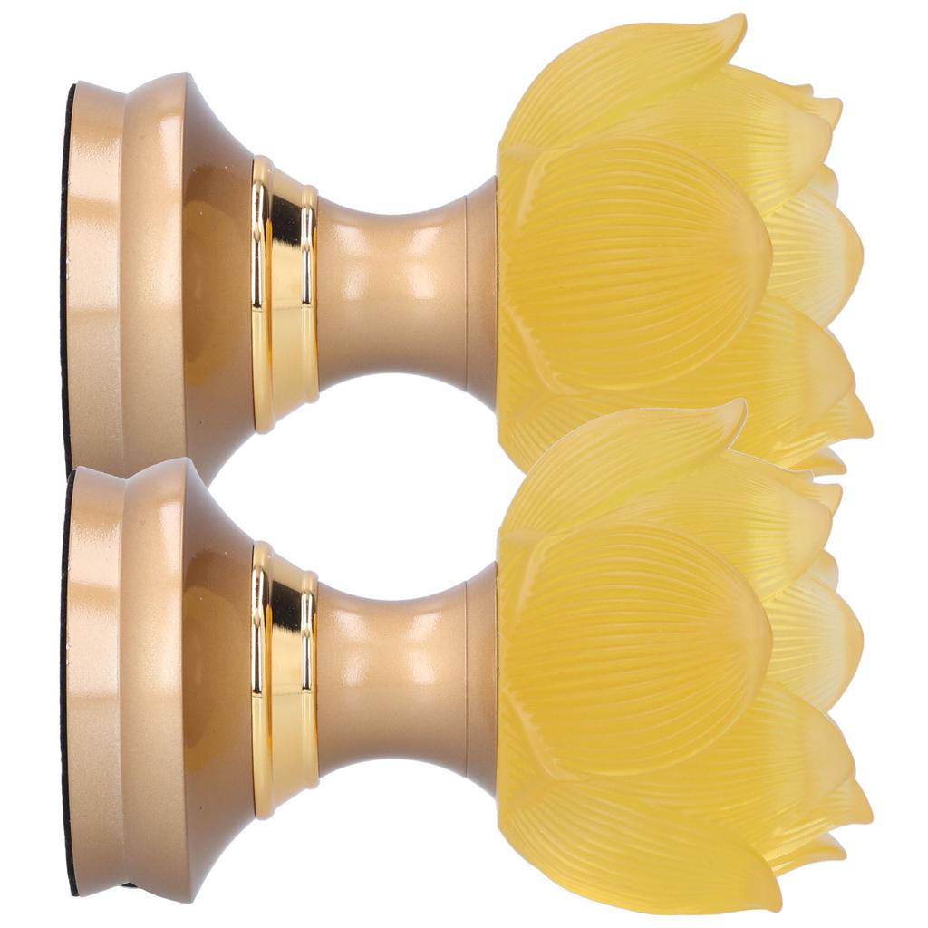 2 Set LED Buddhist Light Yellow Buddha Lamp Adjustable Buddhist Flower Light Buddhism SupplyAU Plug