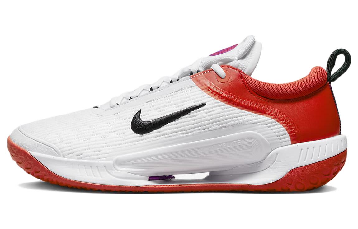 Nike Court Air Zoom Nxt Hard Court Tennis Shoes  White Picante Red  DV3276-100 41