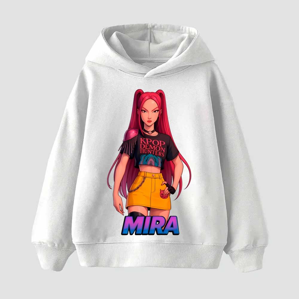 Kpop Hon na čarodějnice Dětské oblečení včetně pánských a dámských jarních a podzimních mikin a módních svetrů
