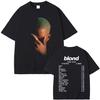 Rapper Frank Fashion Vintage Graphic T-shirts Men Women Ocean Hip Hop Trend T Shirts Blond T-shirt Man Tshirt