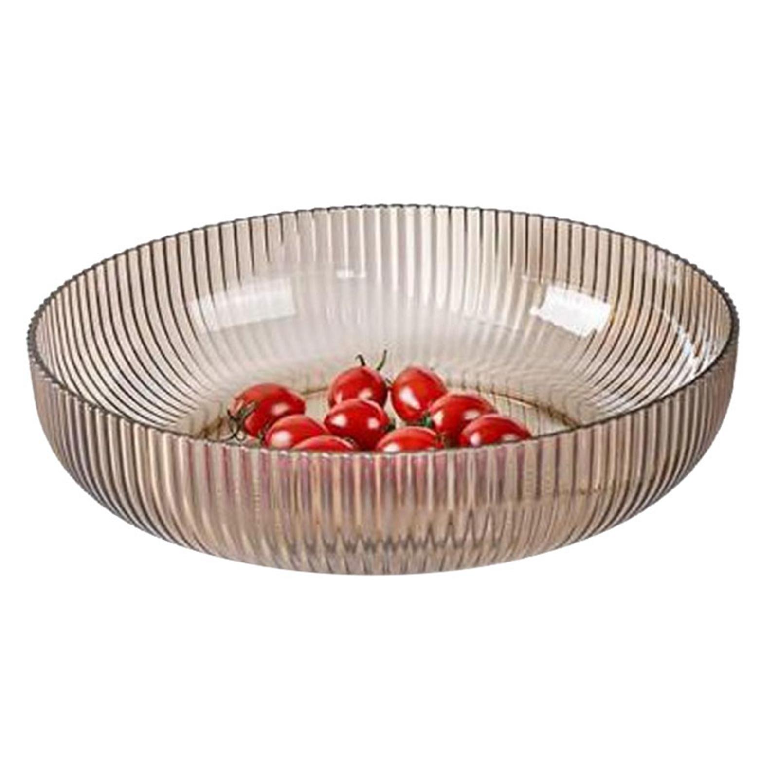 Health & Beauty Product Fruit Bowl Odorless Transparent Elegant Pet Salad Serving Bowl For Snack Candy Dessert