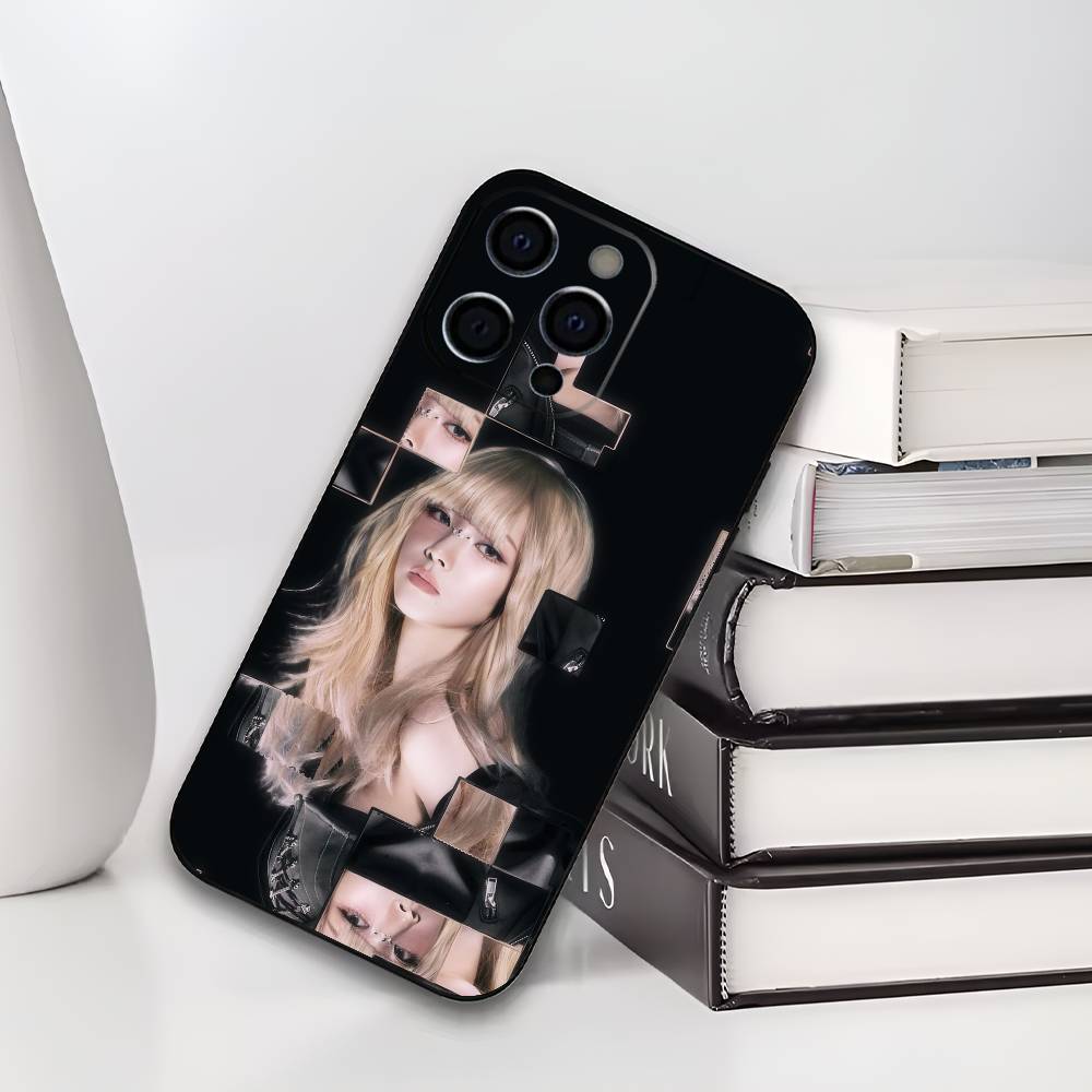 POP K-Ka-rina Phone Case For IPhone 17,16,15,14,13,12,11,Plus,Pro,Max,Plus,XS,soft Case Black Silicone