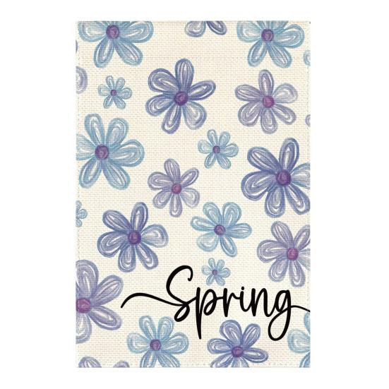 Spring Summer Floral Garden Flag 12x18 Inch Vertical Double Sided Colorful