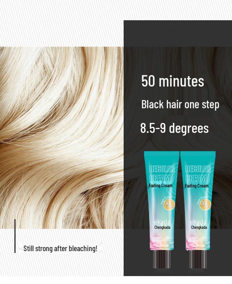VIKADA 9-Level Hair Bleach Cream - White Gold Color Remover