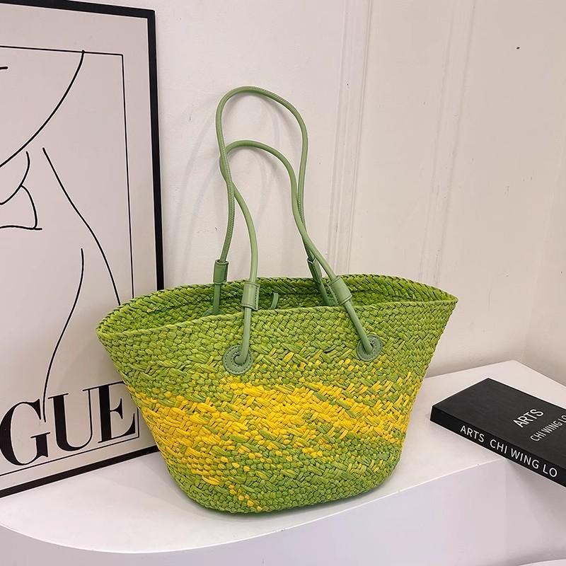 

Handmade Women s Handbags big Woven Female Shoulder Bag Summer Straw Beach Bags Shopper Baskets Bohemian Rattan Tote Bag