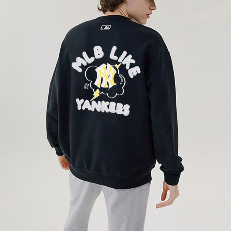 New MLB Trendy Sweatshirts Unisex Black 31MT02041-50L