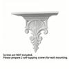 Vintage Gothic Carved 3D Printing Floating Shelf Wall Mount Display Rack for Small Decor Items Home Wall Decoration