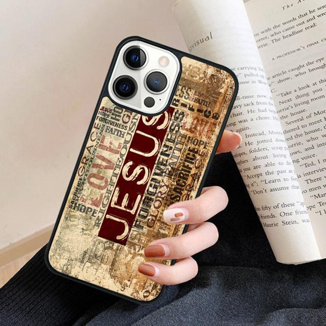 Bible Jesus Christian quotes Phone Case Cover for iPhone 17 Air 16 15 14 13 11 12 Pro Max Plus Fundas Coque