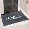 Cross-Stitch Anti-Slip Door Mat for Entryway and Bathroom