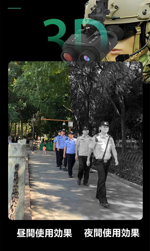 HPYWTJY Rechargeable Night Vision Binoculars, 7-Gear Digital Night Vision Goggles with 850nm and 1.4-inch Dual Inner Screen for Wildlife Observation