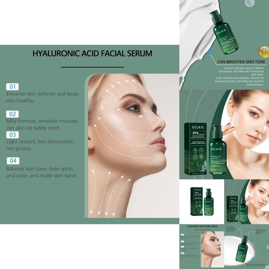 Eelhoe Moisturizing Essence For Radiant Skin Hydrating Nourishing Anti-aging Formula 80ml