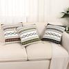 45x45cm Geometric Chenille Jacquard Throw Pillowcase Cojines Ethnic-Style Sofa Cushion Covers Headboard Pillowcases Decor Home