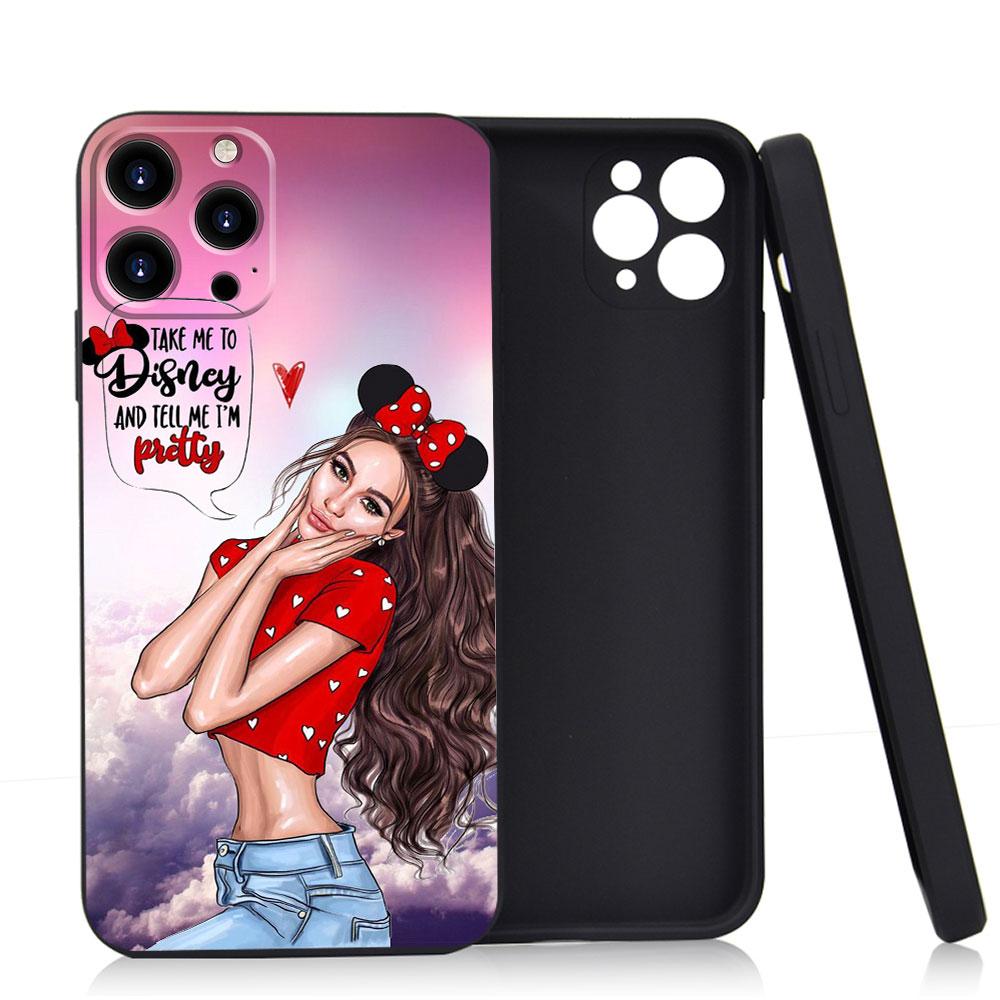 Pro iPhone 8 Plus 13 Pro Max 14 XR 12 XS 7 11 X SE2 5S Mini SE2022 6S 5 SE Pouzdro Žena Móda dívka Super Máma miminko TPU