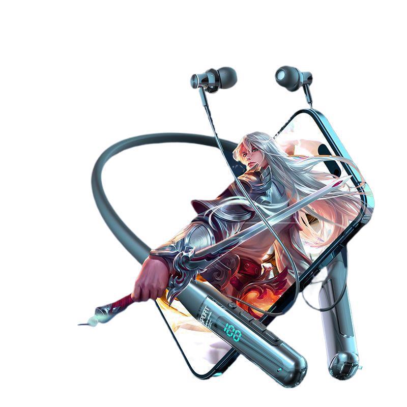 2025 Neckband Bluetooth Earphones - Long Battery, High Sound Quality, Sports Running, Compatible with Apple & Huawei