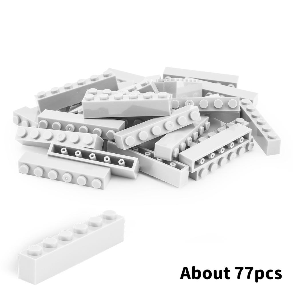 200g1x6 DlY Building Blocks Thick FiguresBricks Dots Educational Creative SizeCompatible With Playthings forChildren
