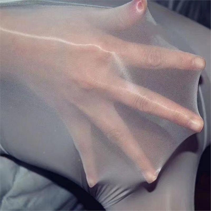 Sexiga Ultratunna Grenlösa Hästolja Strumpbyxor - Silkeslena Högdensitets Stora Storlekar Strumpbyxor för en Barbent Look