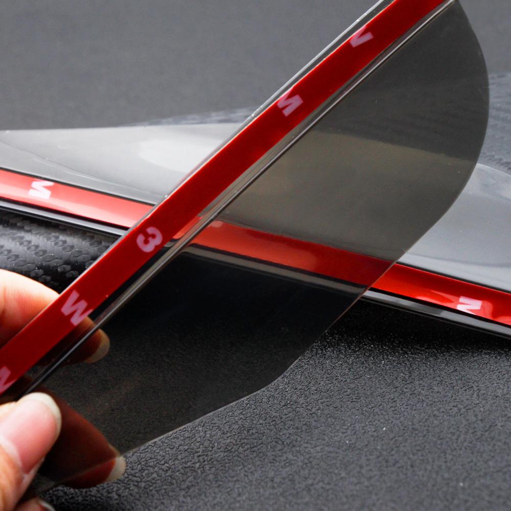 2Pcs Car Rear View Mirror Sticker Rain Eyebrow Auto Side Mirror Rain Proof Cover For VW Passat Jetta Golf Touran Beetle Polo