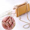 120cm Metal Aluminum Bag Chain Replacement Parts Accessories for Hand-Woven Shoulder Handbag DIY Handmade Detachable Straps