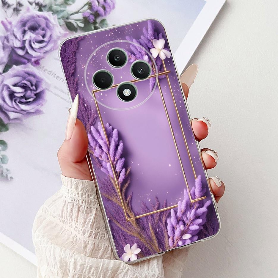 For Oppo Reno 12F 4G Case CPH2687 Stylish Butterfly Painted Cover Soft Silicone Case For Oppo Reno12 F Reno 12 FS Reno12F Bumper