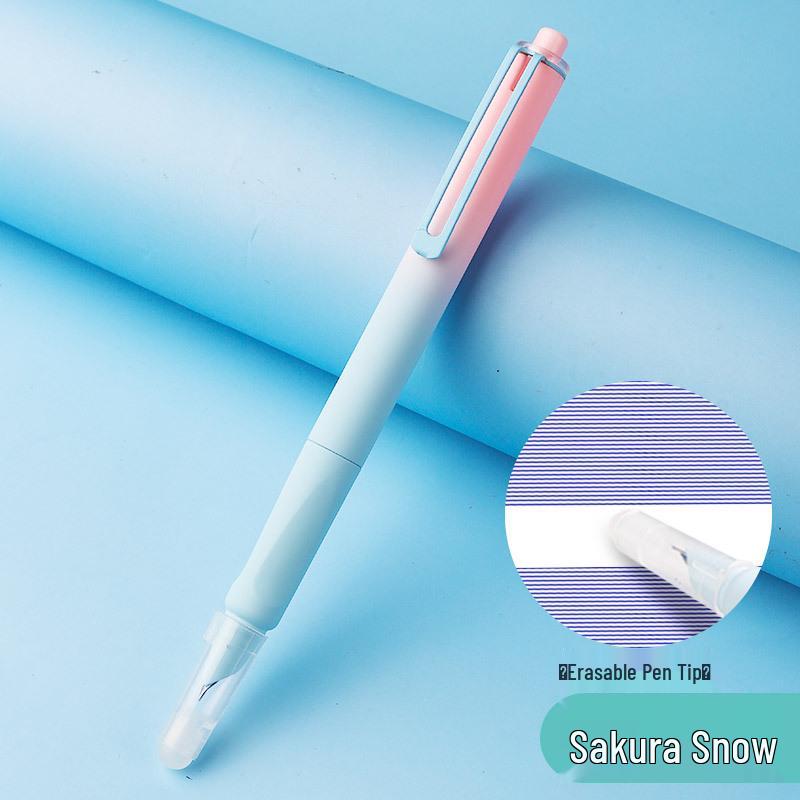 Ergonomic Student Pen with 0.38mm Tip & Replaceable Ink: Ideal for Learning, Calligraphy, and Homework
