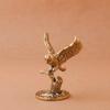 Vintage Eagle Figurine Copper Bird Statue Miniature Sculpture Ornament Office Desk Animal Decoration Home Decor Handmade Crafts
