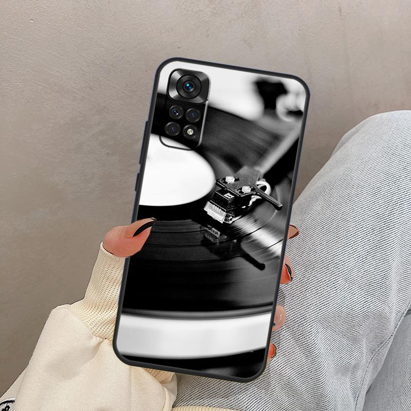 

Vinyl DJ Record Art For Xiaomi Redmi Note 14 10 11 12 13 15 Pro Plus Case Cover For Redmi 15 15C 14C 10C 12C 13C Redmi Note 14 Pro 5G