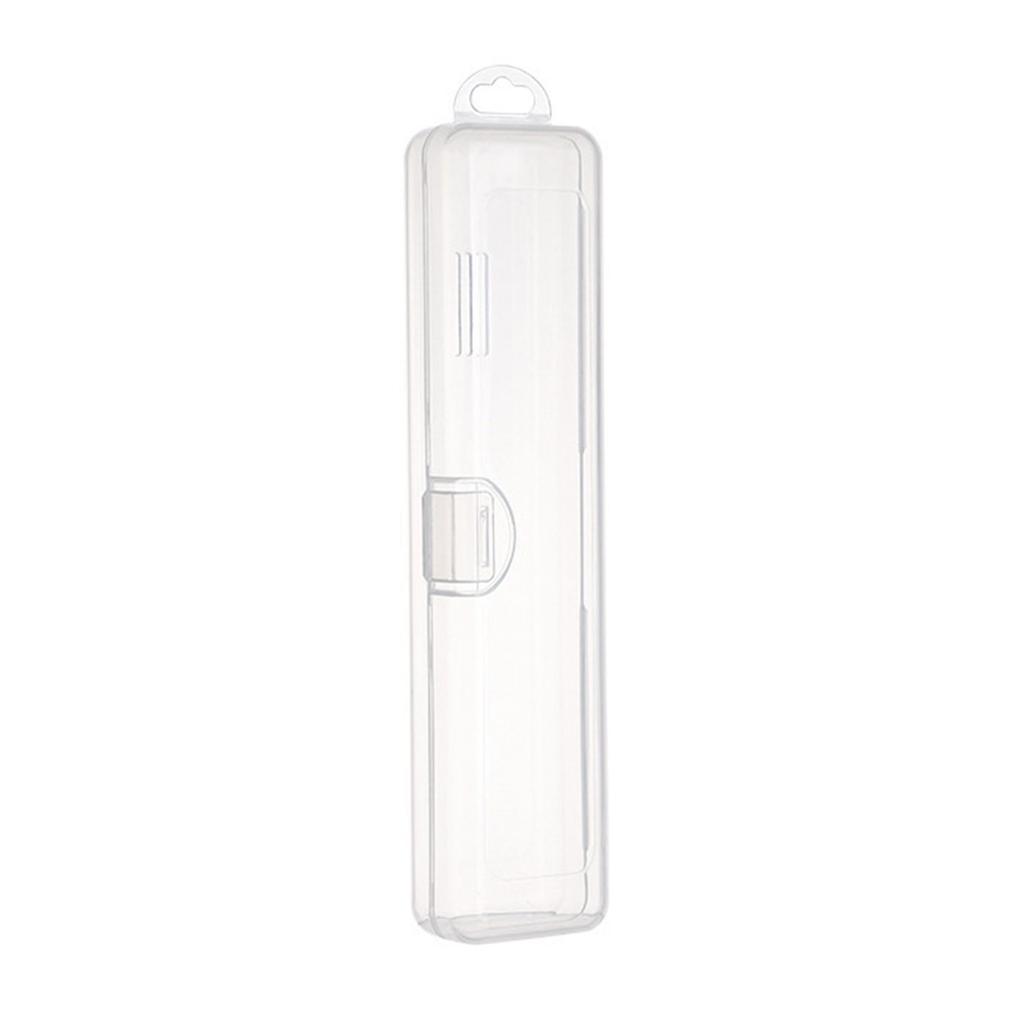Multifunctional Travel Toothbrush Holder Clear Plastic Cosmetic Organizers Portable Storage Case for Bathroom Use