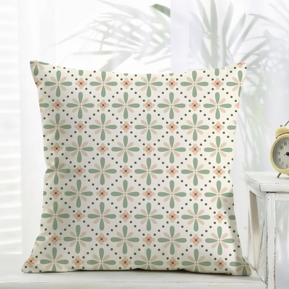 Style Exotic Bohemian Ethnic Style Cushion Cover Daily Washable Linen Pillowcase Soft For Sofa Bed Home Room Decor