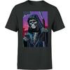 ANOTHER FANCY Reaper Skull Mens Mens T Shirt 100% Cotton Halloween Printed Graphic Tee Top XS