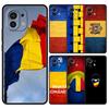Phone Case For Xiaomi Mi 15 14 13 12 11 Lite 14T 13T 12T 11T Pro Poco X7 X6 X5 X3 Pro F6 F5 F4 Cover Romania Flag