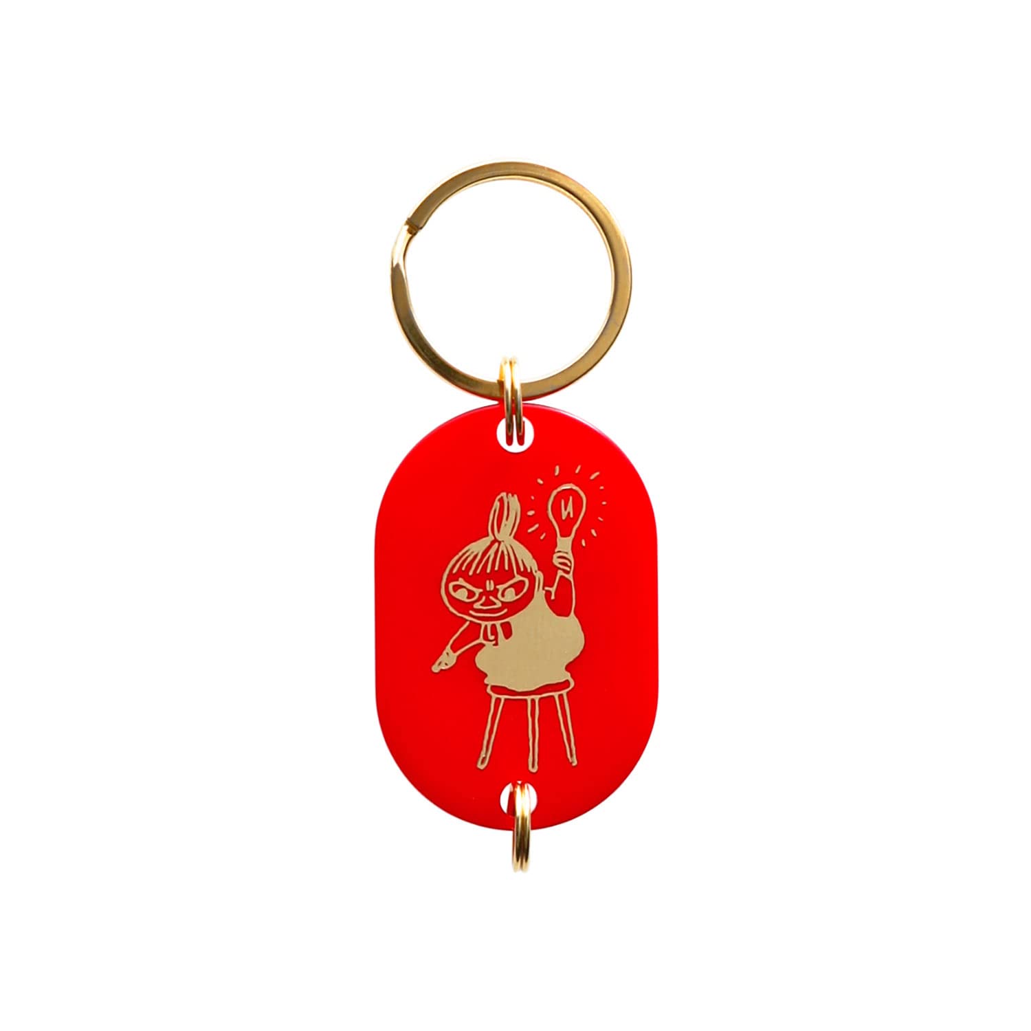 Брелок-бирка Муми-тролль Красный [HIGHTIDE] (В) [MM065]