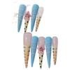 Handmade Super Long Pointed French Fake Nails – Hot Selling Detachable Nail Art