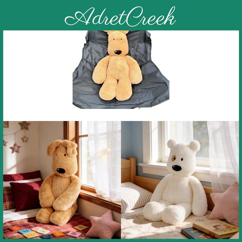 Plush Bear Toy For Kids With Pp Cotton Filling Gift For Birthdays