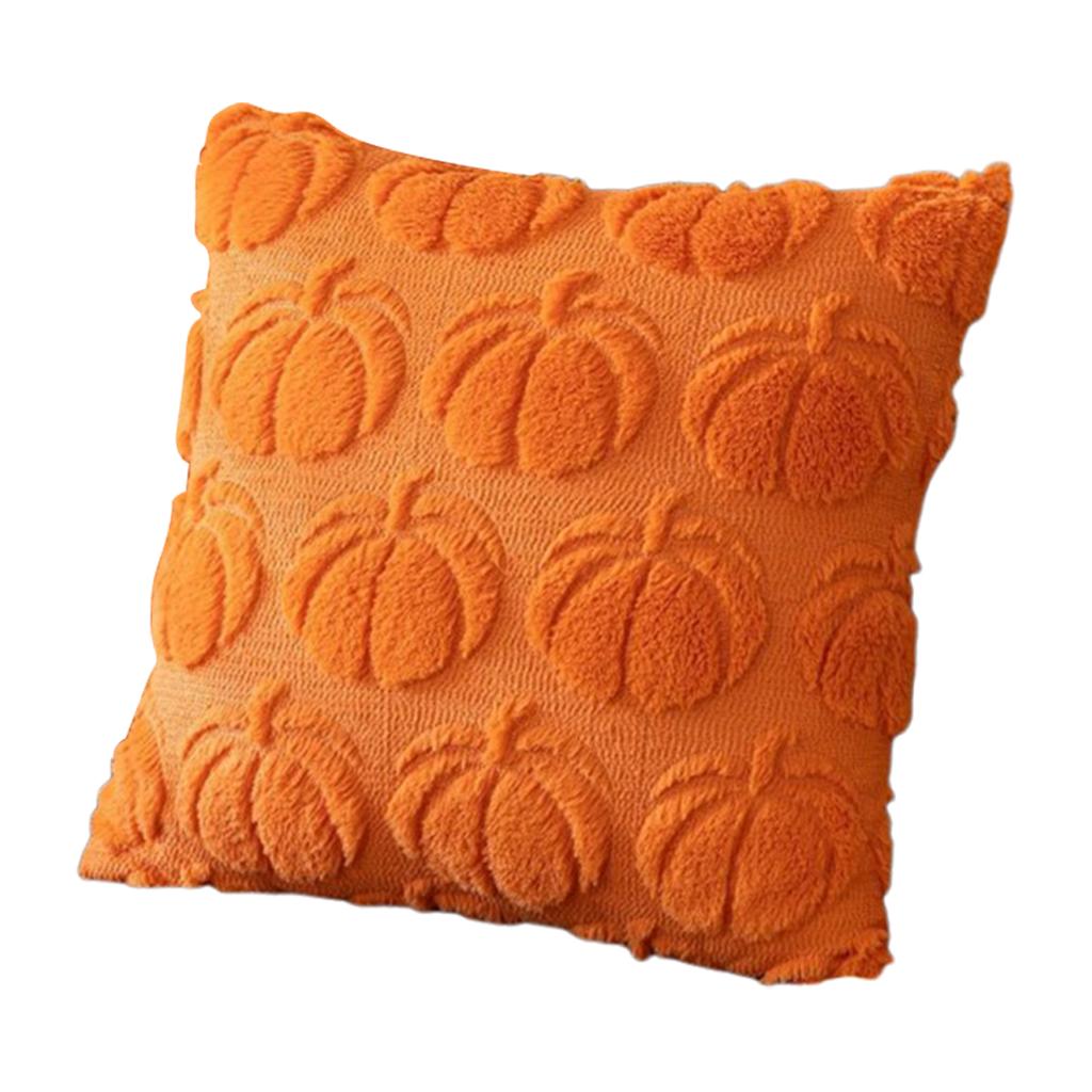 Pillows Covers With Pumpkins Pattern Breathable Comfortable Pillowcase For Office Car Home